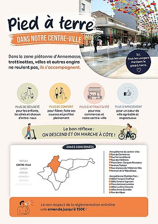 Vélos, trottinettes : pied à terre obligatoire dans le centre-ville d'Annemasse
