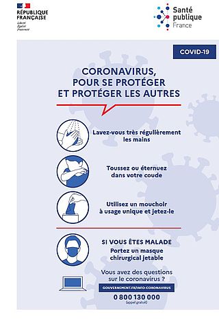 Résultat de recherche d'images pour "coronavirus affiche precaution"