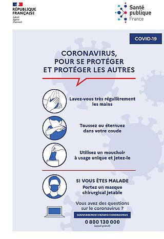 Résultat de recherche d'images pour "coronavirus affiche precaution"